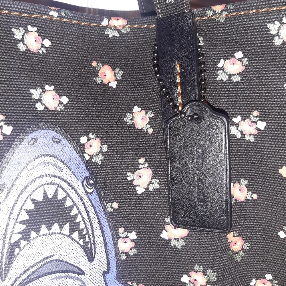 Coach Sharky Tote - Picture 6 of 7